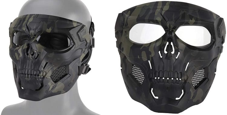 DETECH-Paintball-Tactique-Casque-Crane-Masques-Respirant-Tir-Masques-Chasse-Hommes-Full-Face-Airsoft-Militaire