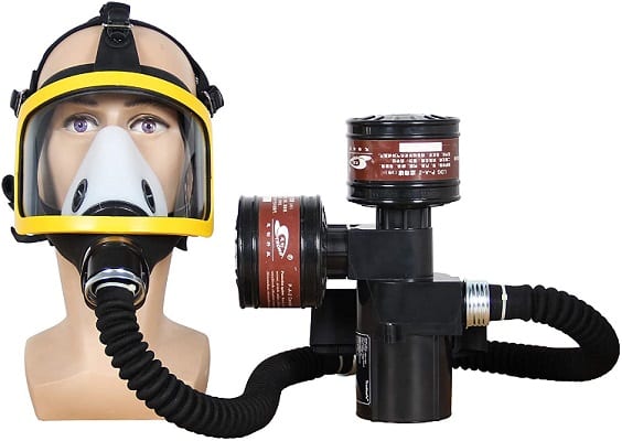 masque-gaz-ventilateur electrique-ZYC