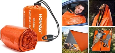 Sac-couchage-bivouac-urgence-bivvy-HONYAO
