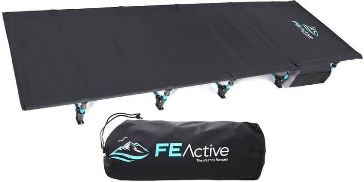 Lit de camping pliable en aluminium portable grand Burundi